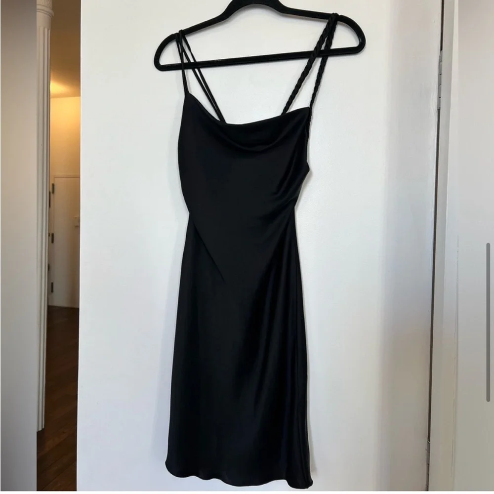 NEW Nanushka Merva Satin Slip Dress - Picture 5 of 8